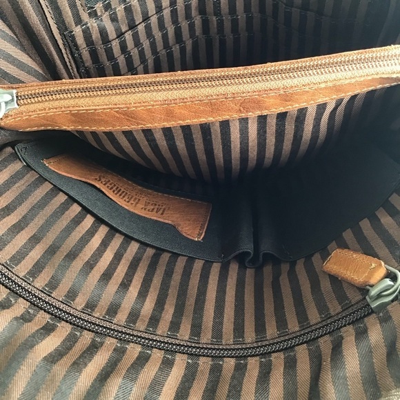 Jack Georges Leather Voyager 4 Way Backpack in Brown. - Picture 13 of 13